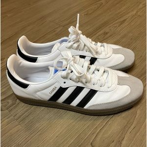 Adidas Samba Originals Shoes White Mens 8.5